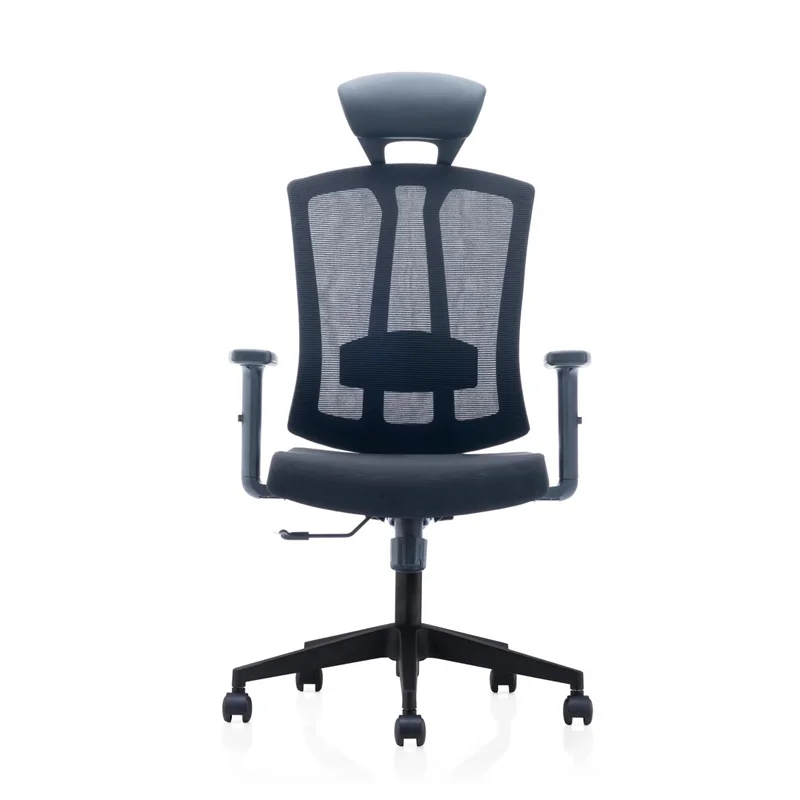 Ashe Mesh Chair in black with ergonomic design and adjustable features.
