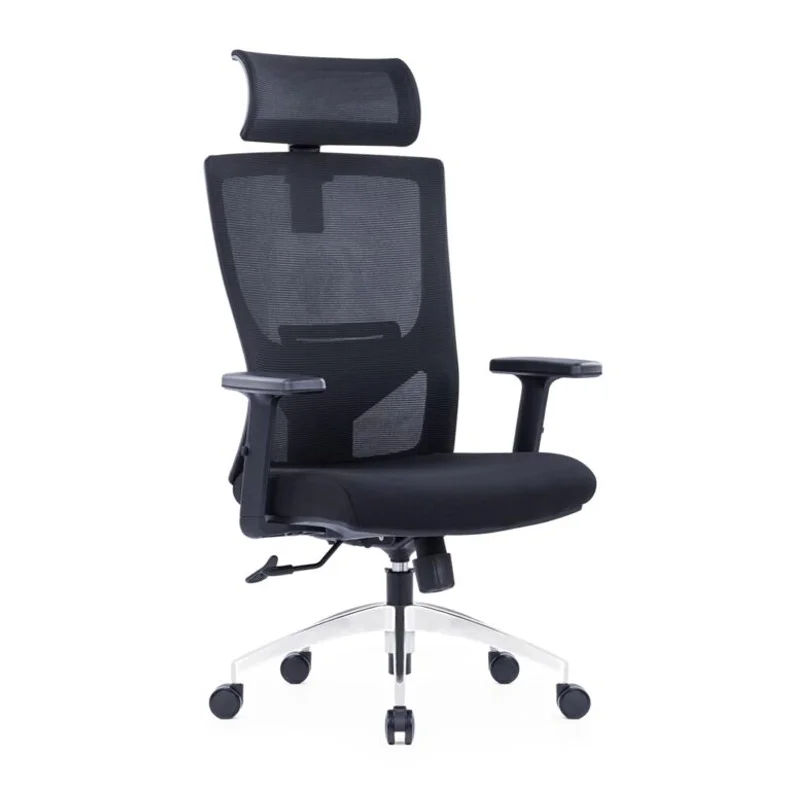 Zin Mesh Chair with adjustable features in black.