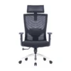 Zin Mesh Chair with adjustable features in black.