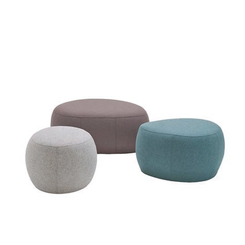 Puff Sofa with a plywood structure and upholstered seat for comfort.