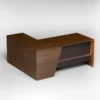 Customized Office Furniture Lux L Shape Executive Desk